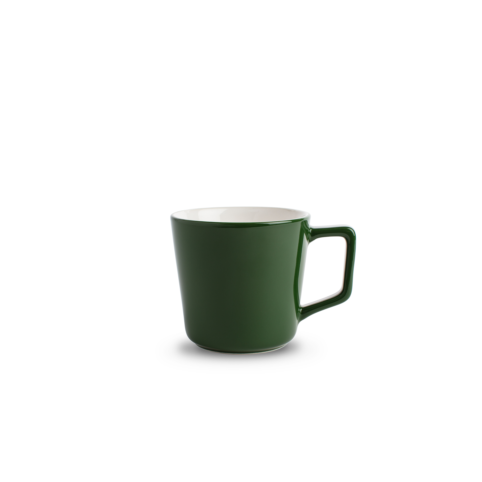 12oz Angle Drip Mug - Forest Green